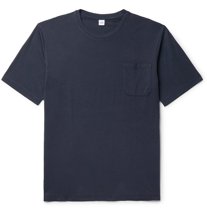 Photo: Aspesi - Cotton-Jersey T-Shirt - Blue