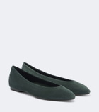 Aeyde Ellie suede ballet flats
