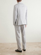 Mr P. - Wool and Linen-Blend Suit Jacket - Gray