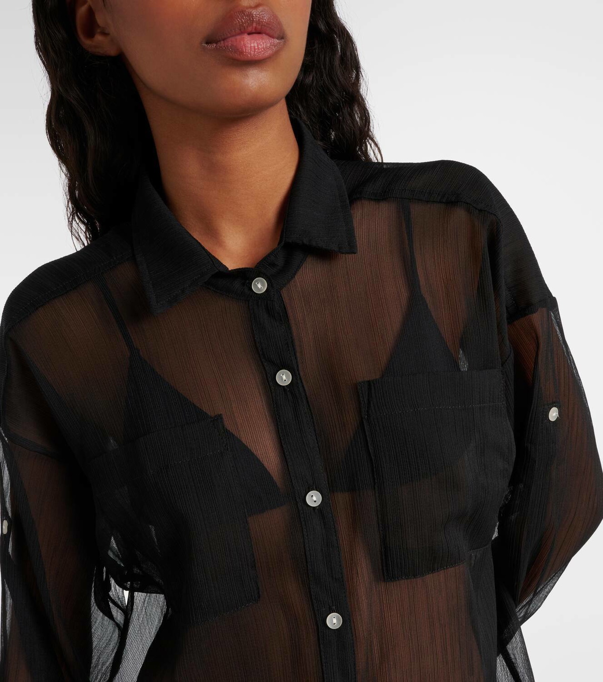 Jade Swim Mika mesh shirt dress