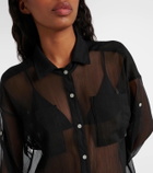 Jade Swim Mika mesh shirt dress