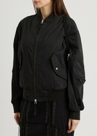 Helmut Lang MA1 Stretch-cotton Bomber Jacket Black