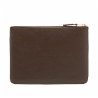 Comme des Garçons SA5100 Classic Wallet in Brown