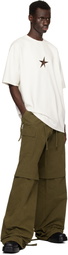 Mugler White Star Oversized T-shirt