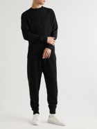 Mr P. - Tapered Cashmere Sweatpants - Black