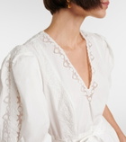 Ulla Johnson Camila embroidered cotton minidress