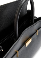 Demellier The Hudson Midi Grained Leather top Handle bag - Black - One Size