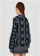 Marc Jacobs - Monogram Distressed Sweater in Grey