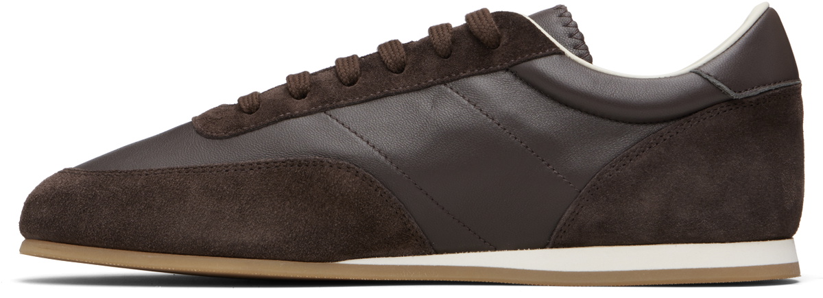 Common Projects Brown Minimal Runner Sneakers