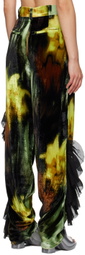 Collina Strada Multicolor Dante Ruffle Trouser