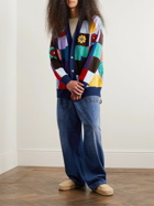 Moncler Genius - 1 Moncler JW Anderson Patchwork Cashmere and Wool-Blend Cardigan - Multi