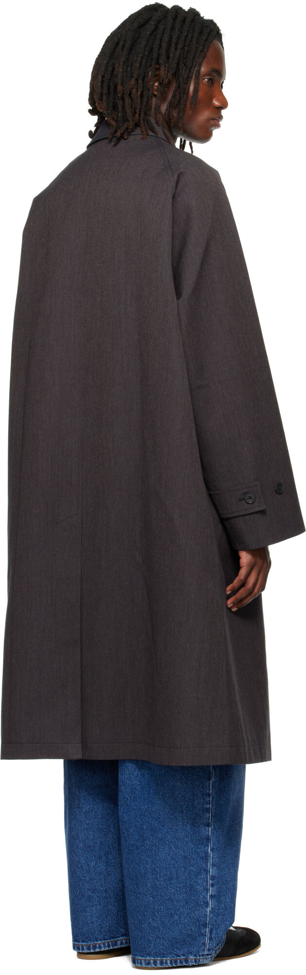 Studio Nicholson Brown Crowe Trench Coat