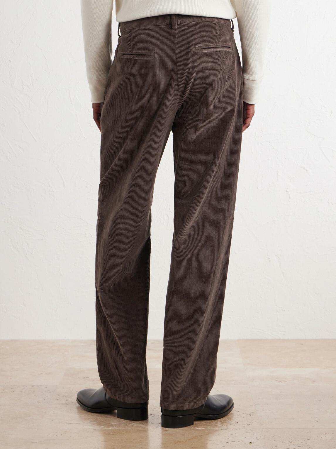 Rag & Bone - Wide-Leg Pleated Cotton-Blend Corduroy Trousers - Brown