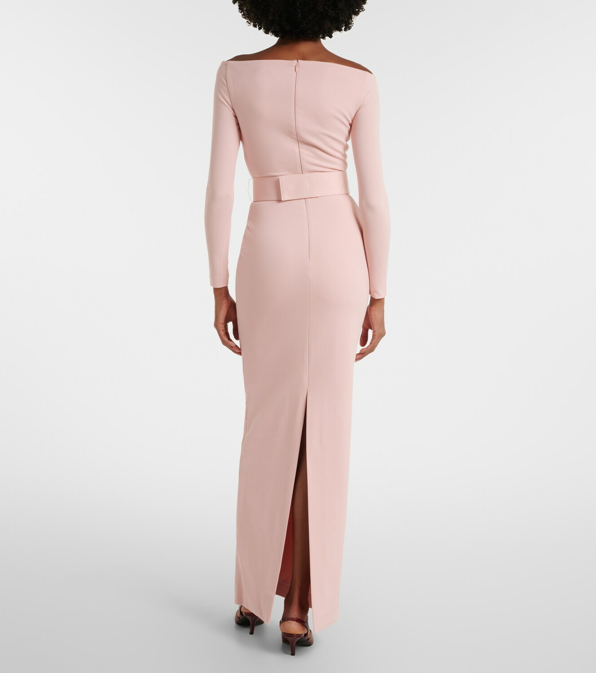 Solace London Sabina off-shoulder gown