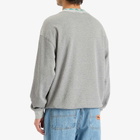 Adidas Men's EQT Reflective Crewneck Sweatshirt in Medium Grey Heather