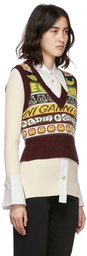 GANNI Recycled Wool Smiley Vest