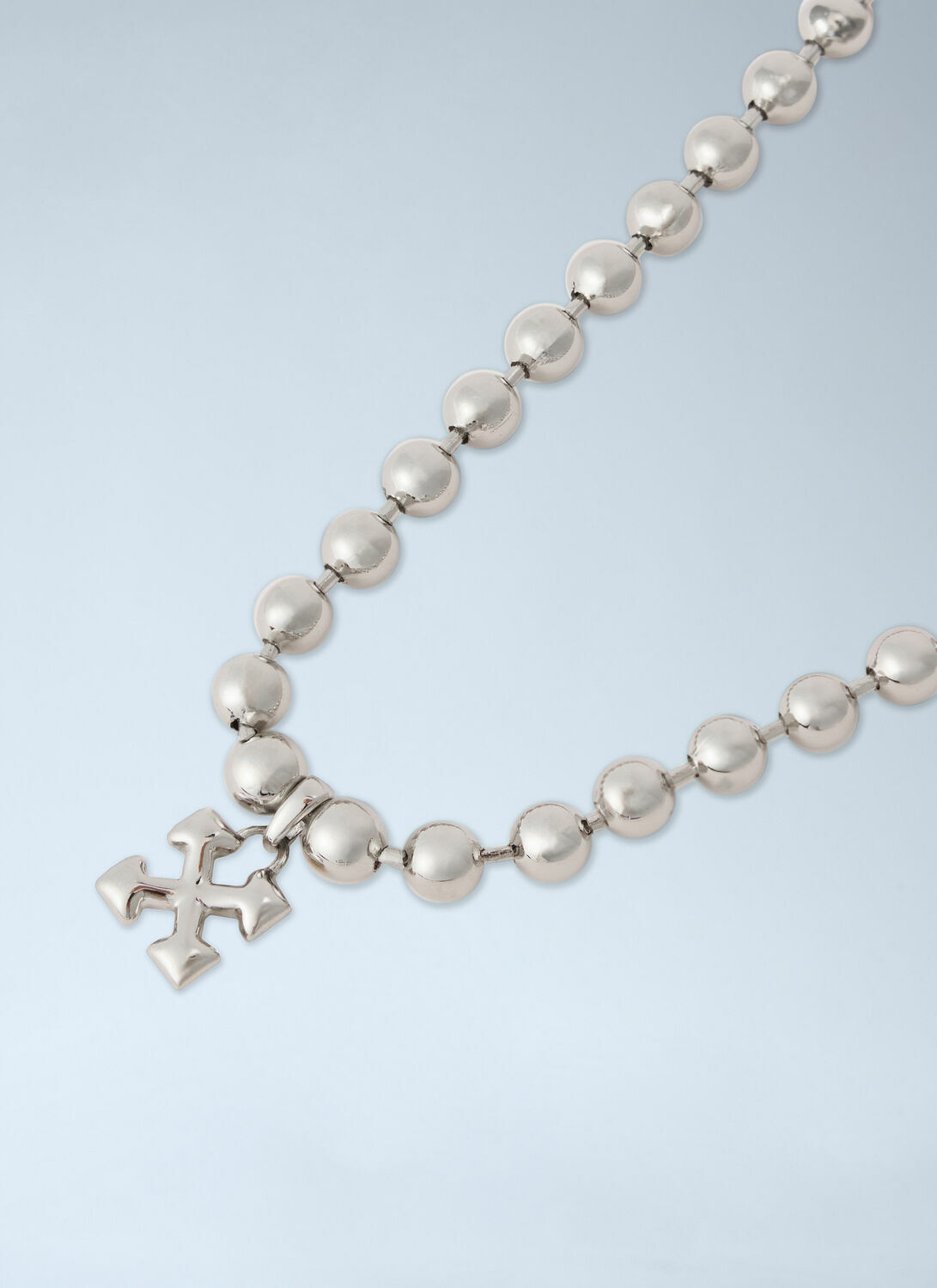 Off-White Arrow Ballchain Necklace