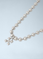 Off-White Arrow Ballchain Necklace
