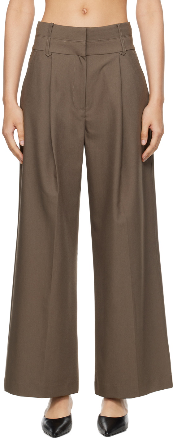 CAMILLA AND MARC Taupe Mallory Trousers