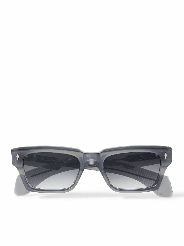 Photo: Jacques Marie Mage - Ashcroft Rectangular-Frame Acetate and Silver-Tone Sunglasses