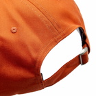 Palmes Men's Circle 6 Panel Cap in Orange