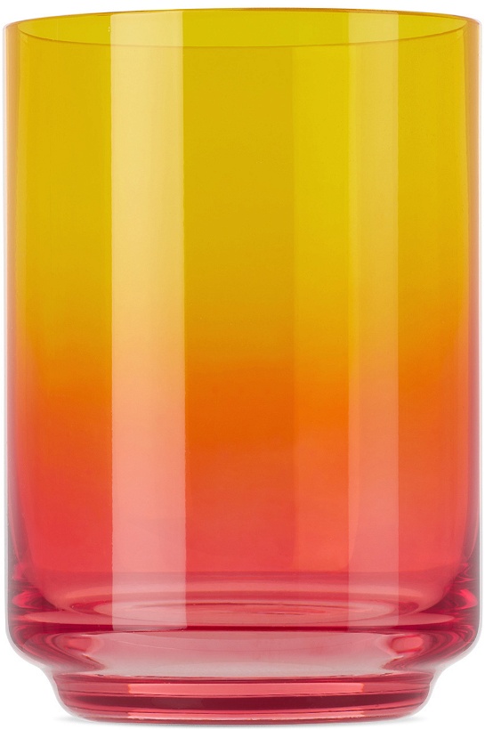 Photo: Lateral Objects Red & Yellow Gradient Glass