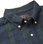 Beams Plus - Button-Down Collar Black Watch Checked Cotton Shirt - Men - Navy