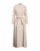 Manila Grace Womens Maxi dress in Beige