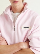 Jacquemus - Logo-Appliquéd Cotton-Jersey Sweatshirt - Pink