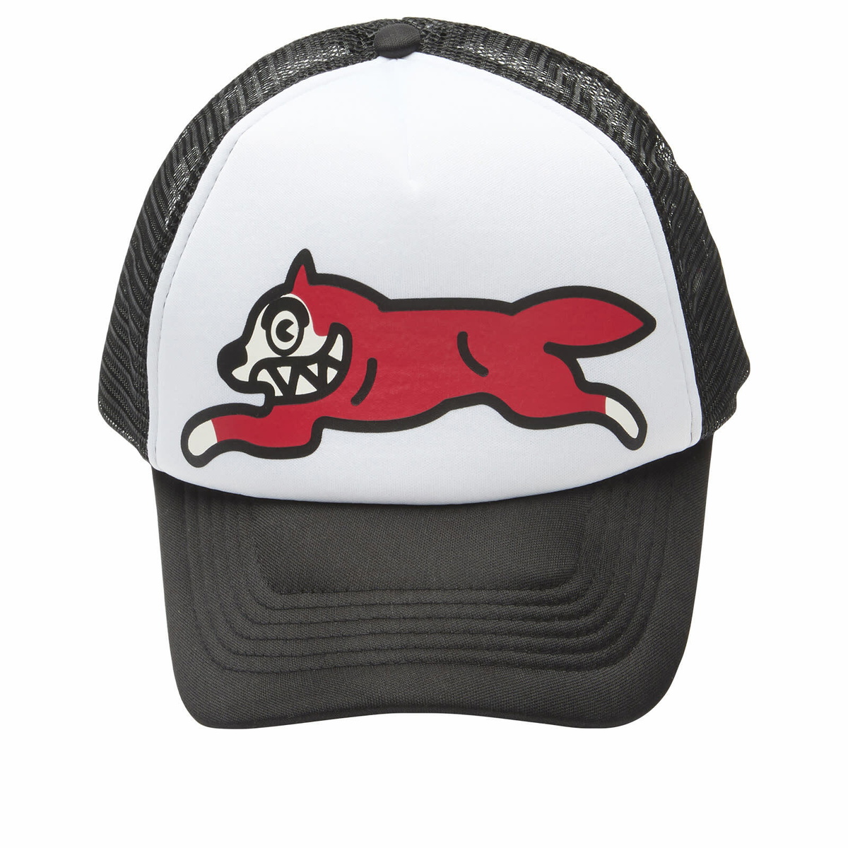 ICECREAM Men's Running Dog Trucker Hat in Black 