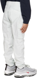 Stone Island Junior Kids Gray Patch Cargo Pants