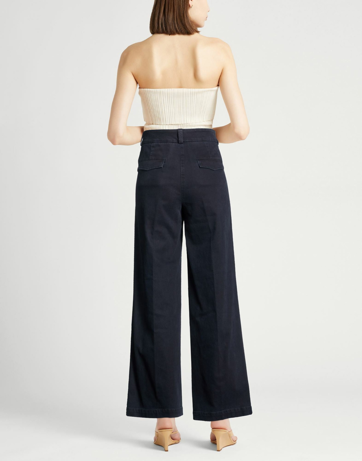 Peserico Womens Pants Midnight in Blue