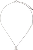 Courrèges Silver AC Chain Necklace