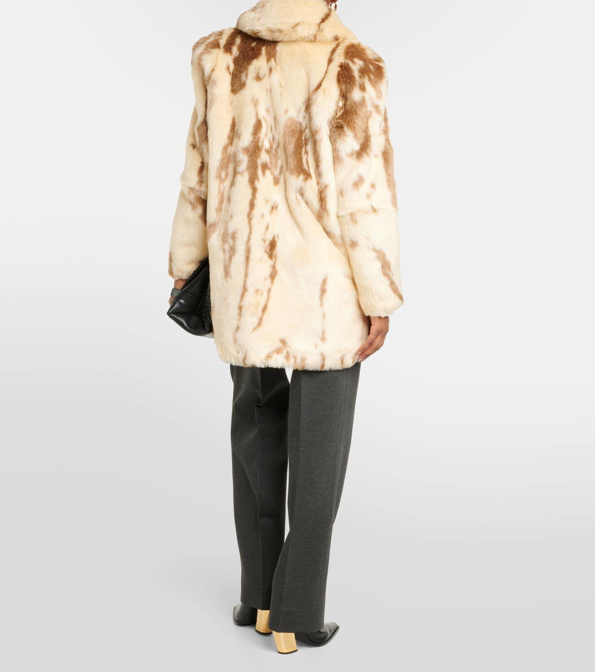 【Victoria Beckham】フェイクファージャケット Black Shearling Bomber Jacket | VICTORIA BECKHAM - Antonia