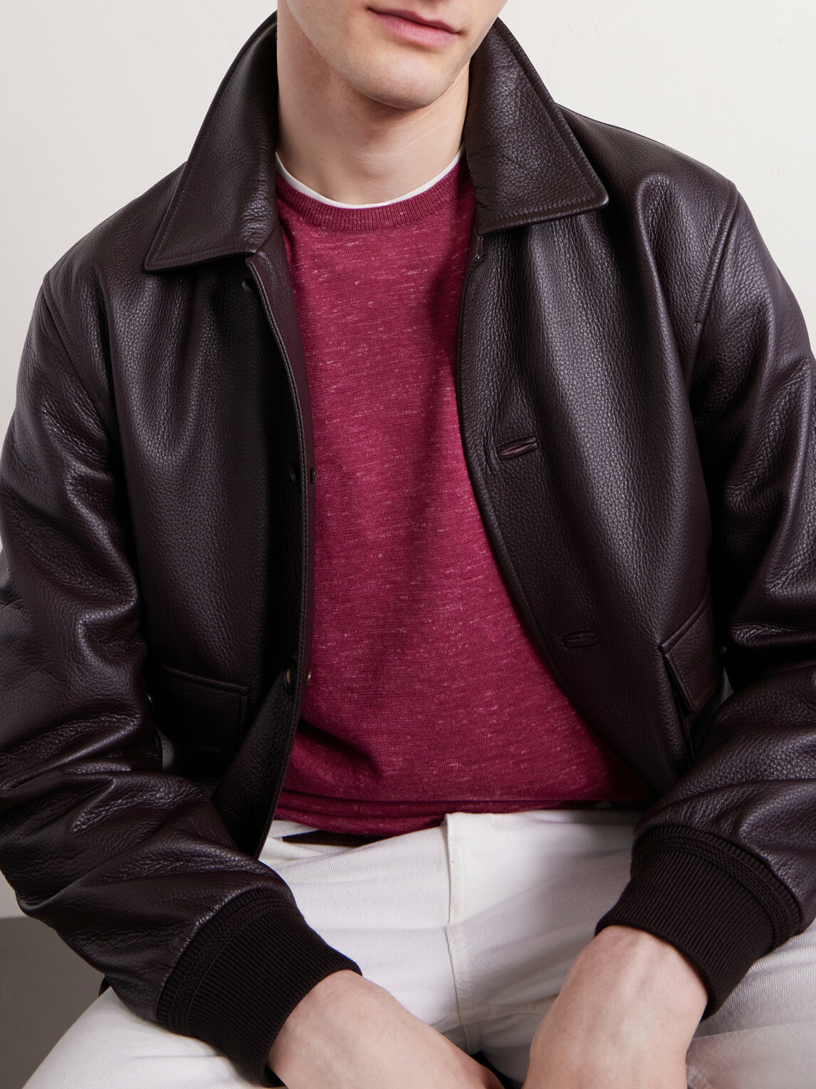 Zegna - Silk, Cashmere and Linen-Blend Sweater - Pink