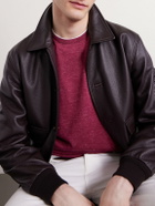 Zegna - Silk, Cashmere and Linen-Blend Sweater - Pink