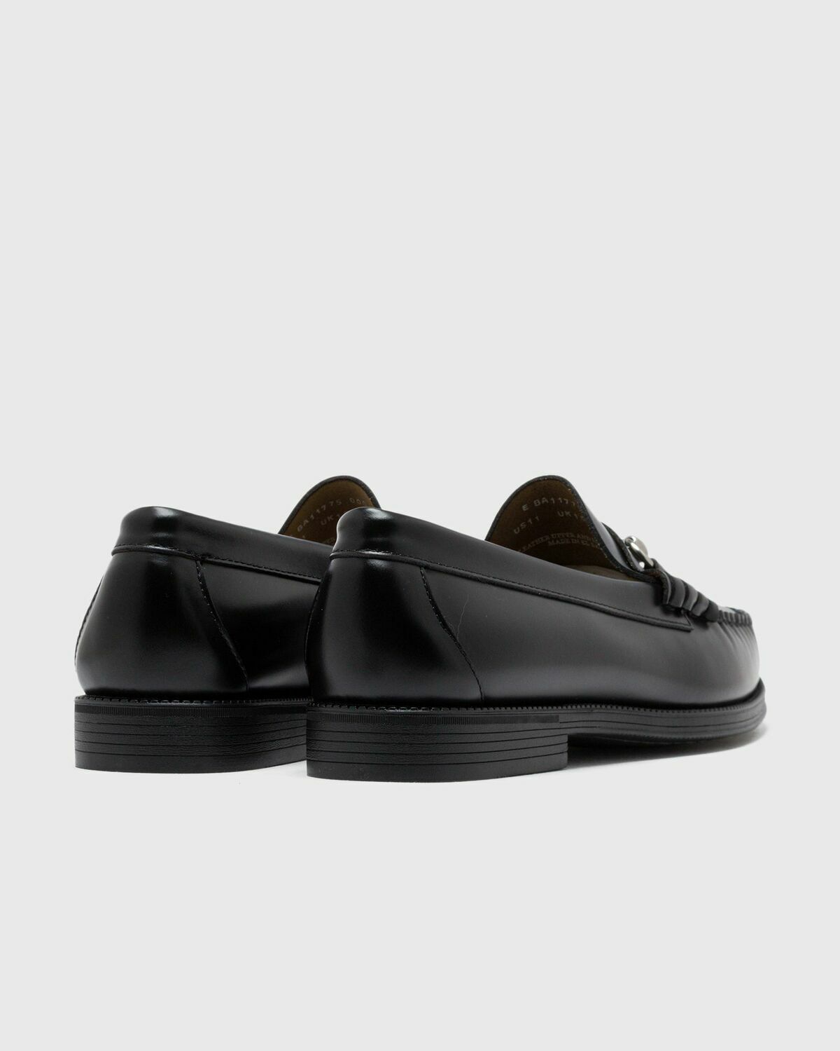 G H Bass EASY WEEJUN Lincoln Moc Lthr Black Mens Casual Shoe G.H.