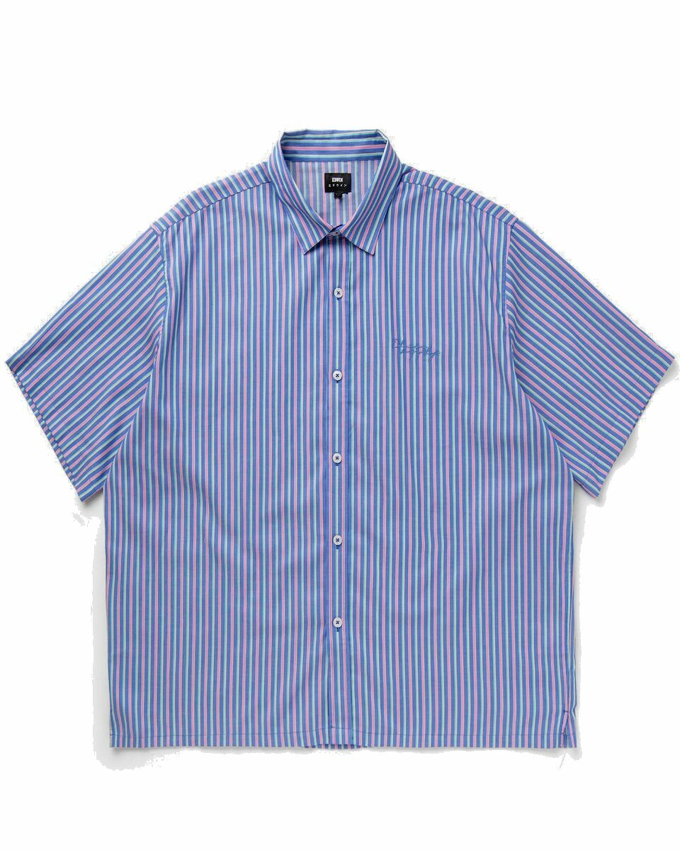 Photo: Edwin Toledo Shirt Ss Blue - Mens - Shortsleeves