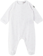 Moncler Enfant Baby White & Pink Printed Three-Piece Set