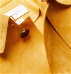 Alexander McQueen - Suede Trench Coat - Yellow