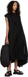 ISSEY MIYAKE Black Cotton Vest