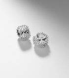 Yvonne Léon Picots 9kt white gold (375/1000) hoop earrings