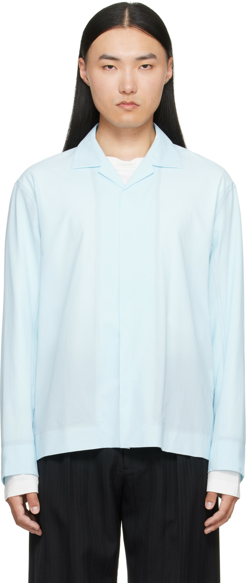 Veilance Blue Cusec LS Shirt
