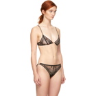 Chantal Thomass Black Gracieuse Triangle Bra