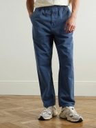 Carhartt WIP - Flint Straight-Leg Garment-Dyed Cotton-Twill Trousers - Blue
