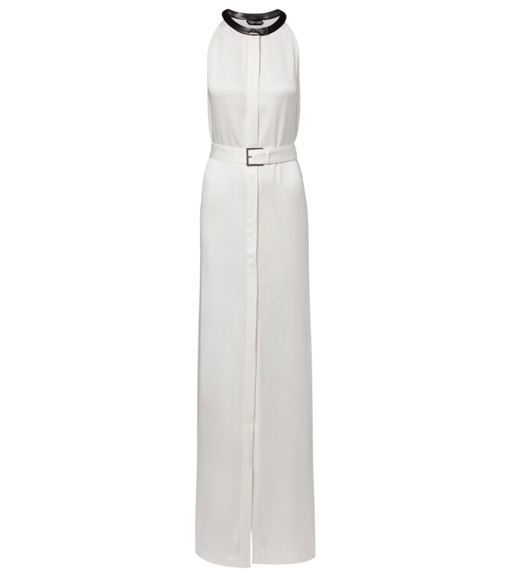 Photo: Tom Ford Crêpe satin maxi dress