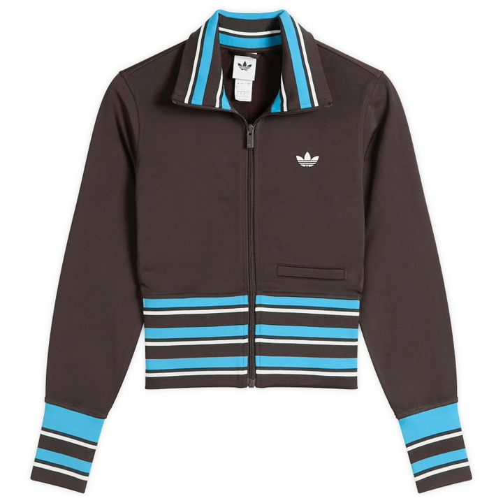 Photo: Adidas Women's Vintage Track Top in Aurora Coffee