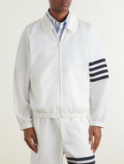 Thom Browne - Striped Ripstop Track Jacket - White