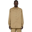 Valentino Beige Semi-Over Fit Shirt