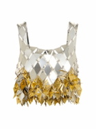 RABANNE Embellished Crop Top